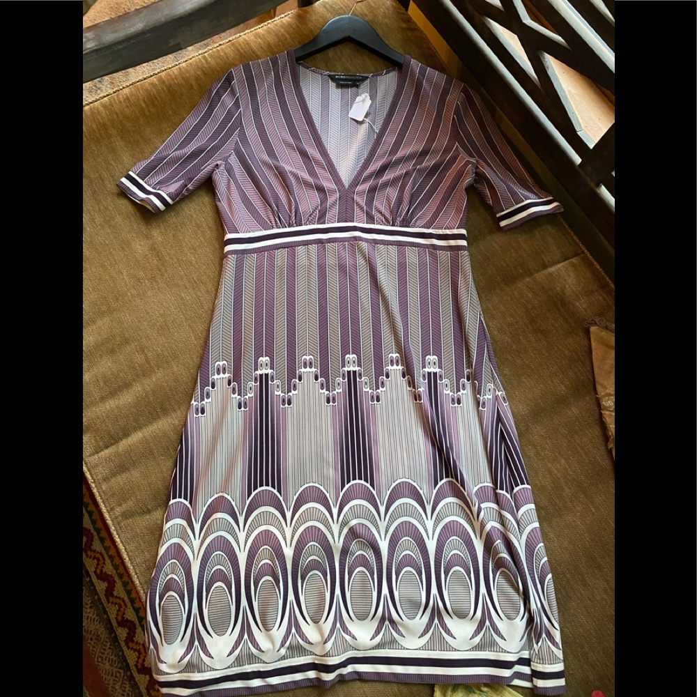 BCBGMAXAZRIA Spandex Art Deco dress
